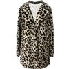 Fulidngzg Cappotto Donna Invernale Leopardata in Pelliccia Giubbotto Primaverile Caldo Cento Grammi Giacca Mezza Stagione a Vento Elegante Leggero Parka Casual Y2K Comode Winter Jacket Curvy per Casa Lavoro