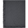 Calvin Klein Sciarpa da donna MONOGRAM JACQUARD 130X130 K60K612707 di peso medio, nero (Ck Black), taglia unica, Nero (Ck Black), Taglia unica