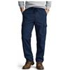 SEA BARRIER Isola Pantalone Uomo Cargo in Tela 100% Cotone - Leggero con Tasche Laterali e Coulisse in Vita, Stile Casual/Outdoor Profumatore Saggio Incluso