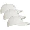 iQ-UV Cappellino protettivo unisex bianco taglia unica confezione da 3 pezzi - Cappuccio da corsa traspirante per uomo e donna - Comodo berretto da corsa estivo - berretto parasole per uomo e donna