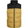 JACK & JONES Bestseller A/S Jjetoby-Scaldacollo Collar SN Gilet, Oro Miele/Dettaglio: Blocco Nero, S Uomo