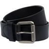 Barbour Matt Leather Mens Belt Matt Black L L