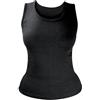 HEAT HOLDERS - Donna Invernale Maglietta Termica Senza Maniche in Pile (Medium, Black)