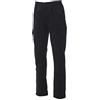 PAYPER Cargo 2.0 Pantalone da Uomo Donna Multitasche Misto Cotone Chiusura Zip portametro Tasche Anteriori Laterali Posteriori (Nero, M)