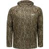 Mossy Oak Mens Camo Hoodie Lightweight Hunting Shirts Camicia, Bottomland, L Uomo