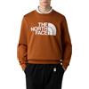 The North Face Easy Crew Felpa da Uomo Burnt Umber XL
