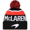 New Era Adulto Knit Sport Mclaren Motor F1 Racing Beanie Knit Hat Nero