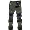 Generic Pantaloni da sci da uomo in softshell, impermeabili, imbottiti, foderati in pile, con tasche con cerniera, per escursionismo, snowboard e sport invernali all'aperto, Nero , XL
