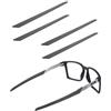 Saucer Exchange R OX8184 - Gommini di ricambio per occhiali da sole Oakley Exchange OX8055, 2 paia grigio, Taglia unica