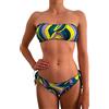 Me-Fui ME FUI Bikini Donna 1501 Wet Fantasia Onde Slip Regolabile Lycra Frou Frou Fascia PE23 S