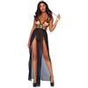 LEG AVENUE DRESSES/VESTIDOS Ropa Interior Erótica De Cuero Y Látex para Mujer Sexo Y Sensualidad Adulto Unisex Set di Biancheria Intima, Multicolor, S/M Donna