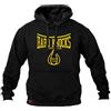 Dirty Ray Arti Marziali Boxing Club Felpa uomo con cappuccio B28 (M)