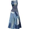 Xmiral Jeans Donna Vestiti Abiti Lunghi Vestiti Originali Abito Foto Maternity (M,2-Blu)