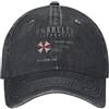 TBSANIN Cappello da Baseball Gioco Ombrello Distressed Denim Lavato Residenti Evils Snapback cap Unisex Outdoor Travel Regolabile cap Regali