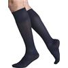 Ibici 6 Paia Calza Uomo Repomen Support medio-forte con tallone anatomico. Nero L/43-44