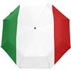 ODAWA Ombrello portatile antivento bandiera Italia Ombrelli da viaggio leggeri pieghevoli automatici per uomini e donne