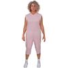 FERRUCCI COMFORT Pigiama Sanitario tutone Smanicato Estivo in Cotone con Pantalone Corto - 9008/7 - Adatto agli Anziani - Realizzato in Italia (S, Rosa)