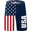 FT FENTENG Costumi da bagno da uomo ad asciugatura rapida, pantaloncini da surf con fodera in rete, vestibilità traspirante, pantaloncini da spiaggia Hawaii, costumi da bagno, 5X-Large