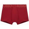 Emporio Armani Boxer Uomo MEGALOGO, Rosso, XL, Rosso, XL