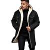 Vhersily Giubbotto Bomber In Montone Sintetico Da Uomo Giubbotto Corto Da Moto Maniche Lunghe Con Tasche Classico Mezze Stagioni Business Elegante Confortevole Autunno Inverno Antivento Morbido