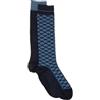 Emporio Armani Man Socks Set 2 calze Lunghe 302301 4F283, Marine aqu-Marine 73436, TAGLIA UNICA