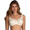 Anita 5822 Lucia Reggiseno Confortevole Donna con Ferretto Ricamo Floreale Bianco 4F