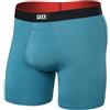 SAXX Underwear Co. Boxer da uomo multi sport in rete Fly con supporto integrato per sacchetto, nucleo, nero, Large