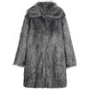 KHIRVWL Offerte Lampo Cappotto Pelliccia Uomo Sintetica Invernale Morbido Leopardata Giacca Lunga Cardigan Outwear Caldo Coat Cappotti e Giacche Uomo di Elegante Giacca Parka Cappotto Spessa Caldo Giubbino