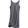 keusyoi Camicia da notte da donna, casual, senza maniche, vestito, camicia da notte, abito estivo per la casa, 1, 5XL