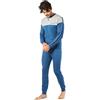 nazarenogabrielli Completo Pigiama in Cotone Lungo Uomo Due Pezzi - Top Manica Lunga e Pantalone Lungo. Disponibile in Due Varianti Colore. Articolo Scatolato (M, Grigio Melange)