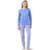 Noidinotte; more than pyjamas Noidinotte - Pigiama Donna Caldo Cotone Felpato Articolo Heart. - XL Rosa
