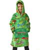 TEENAGE MUTANT NINJA Felpa con cappuccio Turtles Boys' Black Oodie Blanket | Imbarcati in avventure ninja con questo comodo Tmnt Oodie | Perfetto per giocare, rilassarsi e giorni accoglienti