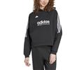 adidas Felpa da Donna con Cappuccio Tiro Cut 3-Stripes Nera Taglia M Codice IX3780