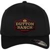 Yellowstone Licenza Ufficiale Dutton Ranch Flexfit cap (Nero), Small/Medium