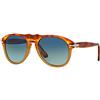 Persol MOD. 0649 Sun Occhiali da Sole, Unisex Adulto, Marrone (Gradientbluepolar), 54