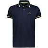 Baci & Abbracci Polo Uomo Mezza/Manica BACI&ABBRACCI 95% Cotone 5% Elastan BAM1421 (Blu, XL)
