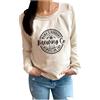 Generic Felpa per Allattamento Premaman Causale da Donna Comoda Zip Pullover per Allattamento al Seno Top Maglione Boobery della Mamma Copri Infermieri (White, XL)