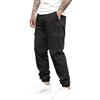 shownicer Pantaloni Cargo Uomo Estivi Jogging Pantaloni Casual Elastico Pantalone con 5 Tasche A Blu XXL