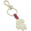 Coccinelle Portachiavi basic metal charm cane E2M9K41G402 P16 rosewood