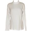 RAGNO Dolcevita Ciclista Donna Maglia Manica Lunga Calda Viscosa Articolo 07662K T-Soft ML Collo Alto, 010K Bianco, 3XL
