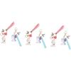 GALPADA 6pezzi Portachiavi Unicorn Silicone Ciondolo Per Zaino e Decorazione Per Chiavi Per e Compleanni Accessorio Per e