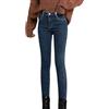Generico Leggins Color Carne Pantaloni Termici Donna Neve Jeggings in denim in pile termico Leggings in jeans elasticizzati a vita alta Leggings caldi e skinny Leggins Invernali (Light Blue, XXXL)