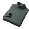 Generic Maglione a collo alto da uomo in 100% cashmere di visone, casual, termico, tinta unita, lavorato a maglia, Army Gn8, XXL