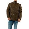 Barbour International MWX0337- BR31 Duke Wax Jacket OLIVE BROWN Uomo Regular Fit winter (XXL)