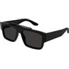 Gucci GG1460S Occhiali, Black-Black-Grey, 56 Uomo, Nero-nero-grigio, 56