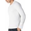 Liabel 2 Maglie Uomo Manica Lunga in Caldo Cotone Termico Girocollo Art.e333 (Bianco, L)