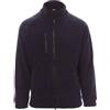 Siry Work Pile, Felpa Pesante Uomo e Donna, Norway, Payper con Zip Intera, Coulisse Regolabile in Vita e Elastici stringi Polso 100% Poliestere (Blu-L)