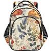 RPLIFE - Zaino per bambini da 15 pollici con funghi classici per la scuola, zaino per laptop per bambini, Funghi classici 2, Chica
