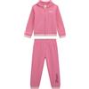 GUESS Set da ragazza a maniche lunghe con cappuccio e pantaloni, Rosa gelatina, 6