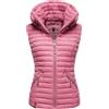 Navahoo Shadaa Gilet Trapuntato Mezza Stagione da Donna Lampone L